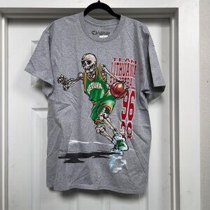 NWT (Brand: Liquid Blue) Grateful Dead Team Lithuania Basketball 1996’ Tee Shirt